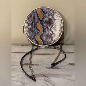 Kate Landry Women's Mini Snakeskin Crossbody Bag